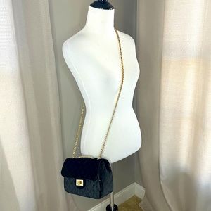 Black Velvet Crossbody